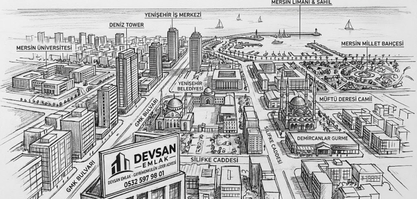 Mersin Yenişehir’de Gayrimenkulünüzü Doğru Fiyata Hızla Satın ve Kiralayın | Devsan Emlak